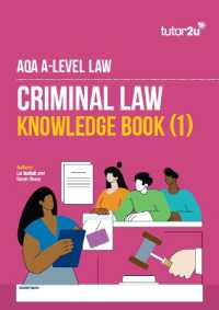 Criminal Law Knowledge Books (1&2) for AQA A-Level Law