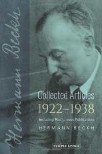Collected Articles, 1922-1938 : Including Posthumous Publications