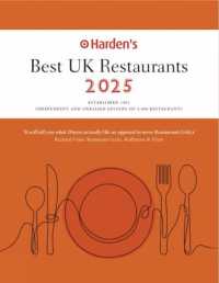 Harden's Best UK Restaurants 2025 25th EDITION (Harden's Restaurants Guide) （25TH）