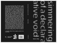 Simmering of a declarative void