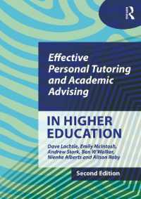 Effective Personal Tutoring and Academic Advising in Higher Education (Higher Education) （2ND）