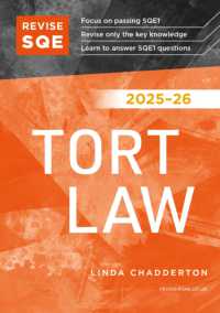 Revise SQE Tort Law 2025/26 : SQE1 Revision Guide