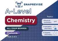 SnapRevise A-Level Chemistry Flashcards Pack 2