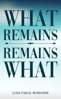 What Remains / Remains What : Bidirectional Poems