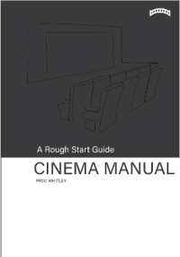 Rough Start Guide Cinema Manual