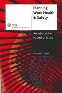 Planning Work, Health and Safety A Guide to Workplace Risk Management