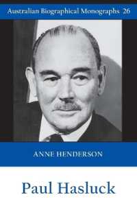 Paul Hasluck (Australian Biographical Monographs 26)