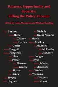 Fairness, opportunity and security: filling the policy vacuum : Filling the Policy Vaccuum