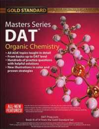 DAT Organic Chemistry Masters Series, Review, Preparation and Practice for the Dental Admission Test by Gold Standard DAT (Dat Masters Series)