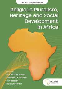 Religious pluralism, heritage and social development in Africa (Law and religion in Africa)