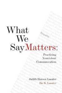 What We Say Matters : Practicing Nonviolent Communication