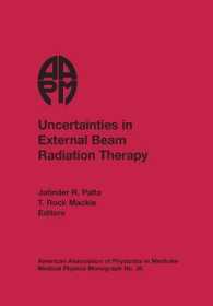 Uncertainties in External Beam Radiation Therapy (Medical Physics Monograph,)