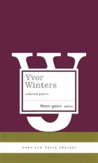 Yvor Winters: Selected Poems : (American Poets Project #6) (American Poets Project)