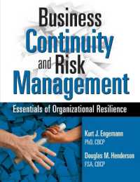 Business Continuity and Risk Management : Essentials of Organizational Resilience