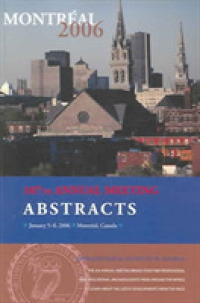 Aia 107th Annual Meeting Abstracts (Aia 107th Annual Meeting Abstracts) 〈29〉
