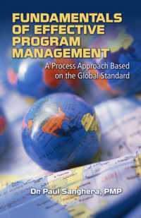 Fundamentals of Effective Program Management : A Process Approach Based on the Global Standard
