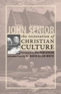The Restoration of Christian Culture
