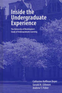 Inside the Undergraduate Experience : The University of Washington's Study of Undergraduate Learning
