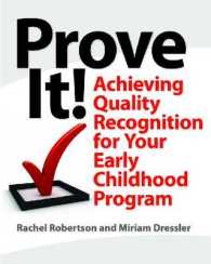 Prove It! : Achieving Quality Recognition for Your Early Childhood Program