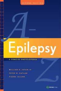てんかんA-Z:事典<br>Epilepsy a to Z : A Concise Encyclopedia （2ND）