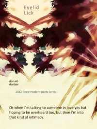 Eyelid Lick (Fence Modern Poets)