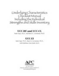 Underlying Characteristics Checklists (UCC) User Manual