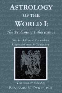 Astrology of the World I : The Ptolemaic Inheritance