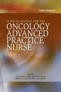 Clinical Manual for the Oncology Advanced Practice Nurse -- Paperback / softback （3 Revised）