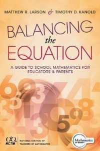 Balancing the Equation : A Guide to School Mathematics for Educators and Parents