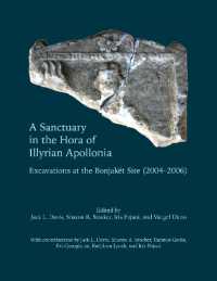 A Sanctuary in the Hora of Illyrian Apollonia : Excavations at the Bonjaket Site (2004-2006)