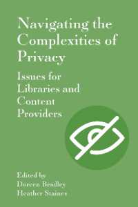 Navigating the Complexities of Privacy : Issues for Libraries and Content Providers