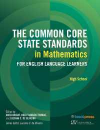 The Common Core State Standards in Mathematics for English Language Learners, High School (Ccss for Ells)