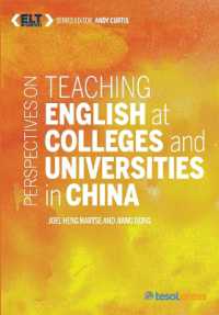 Perspectives on Teaching English at Colleges and Universities in China (Elt in Context)