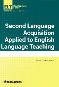 Second Language Acquisition Applied to English Language Teaching (English Language Teacher Development)
