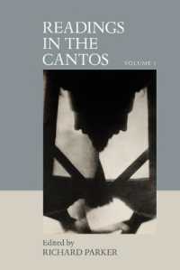 Readings in the Cantos : Volume 1 (Clemson University Press: The Ezra Pound Center for Literature Book Series)