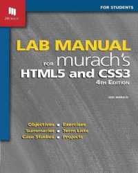 Lab Manual for Murach's Html5 and Css3