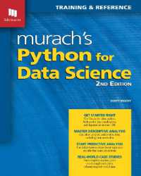 Murach's Python for Data Science (2nd Edition) : Training and Reference （2ND）
