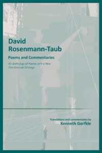 David Rosemann-Taub: Poems and Commentaries : An Anthology of Poems with a New Translational Strategy (Literatura y Cultura)
