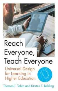Reach Everyone, Teach Everyone : Universal Design for Learning in Higher Education (Teaching and Learning in Higher Education)