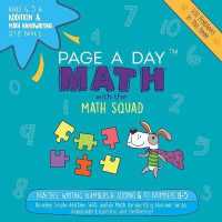 Page a Day Math Addition & Math Handwriting Book 1 Set 2 : Practice Writing Numbers & Adding 6 to Numbers 0-5