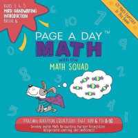 Page a Day Math, Math Handwriting Introduction Book 6 : Tracing Addition Equations That Add 6 to 0-10
