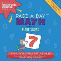 Page a Day Math, Math Handwriting Introduction Book 7 : Tracing Addition Equations That Add 7 to 0-10