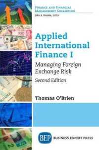 Applied International Finance, Volume I : Managing Foreign Exchange Risk （2ND）