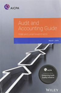 Audit and Accounting Guide : State and Local Governments 2019 (Aicpa Audit and Accounting Guide)