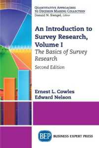 An Introduction to Survey Research, Volume I : The Basics of Survey Research （2ND）
