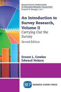 An Introduction to Survey Research, Volume II : Carrying Out the Survey （2ND）