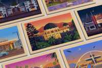 Golden Hour Postcards : The Architectural Treasures of Los Angeles