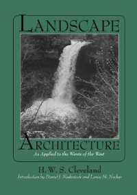 Landscape Architecture : As Applied to the Wants of the West (Asla Centennial Reprint)
