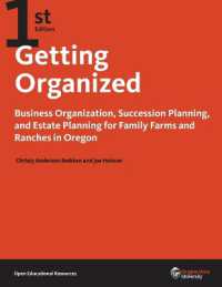 Getting Organized : Business Organization and Succession Planning for Oregon Family Farms and Ranches