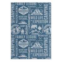 Camping Journal Log Book & RV Trip Planner, Camper Blue : Campsite Caravan Holiday Record & Adventure Travel Notebook